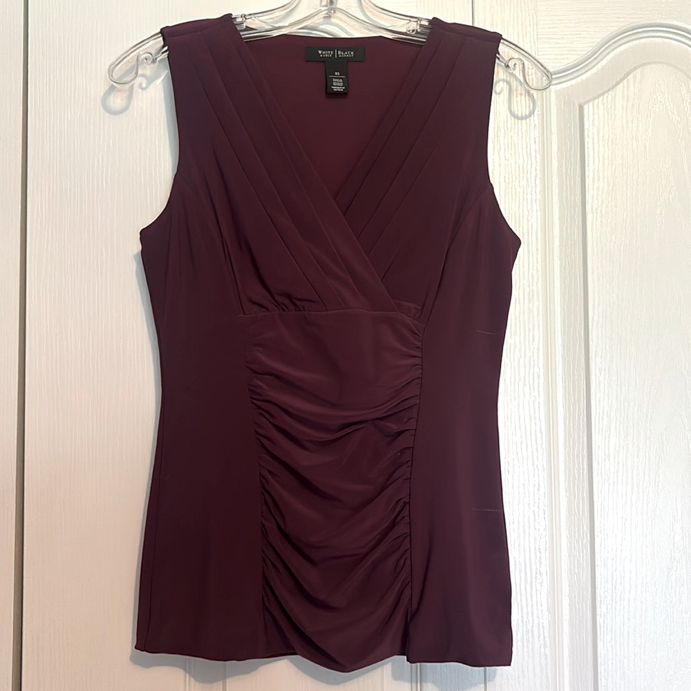 WHBM Burgundy Layering Tank Top XS
